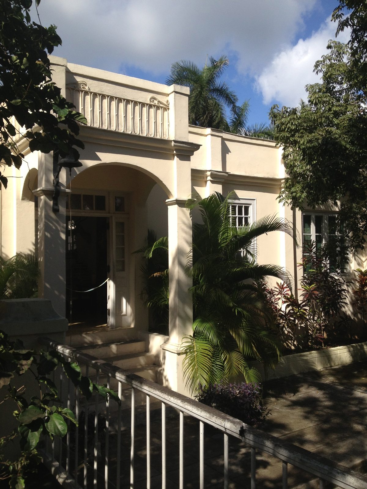 Entrance in the afternoon light